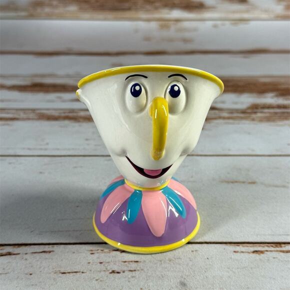 Disney Beauty and the Beast Chip Teacup Ceramic Music Box - Picture 1 of 5